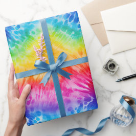 Papel De Presente Legal Tie Dye