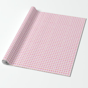 Papel De Presente Legal Trendy Pink Wotercolor Greasy