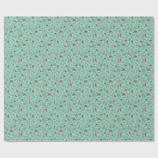 Papel De Presente Lemur love mint leaves