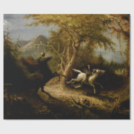 Papel De Presente Lenda do Cavaleiro Sem Cabeça Fantasma do Hallowee