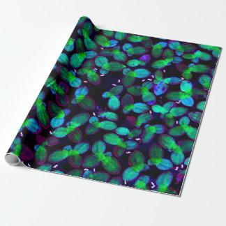 Papel De Presente Lentilha D'água Luminosa