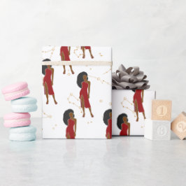 Papel De Presente Leo Woman Zodiac