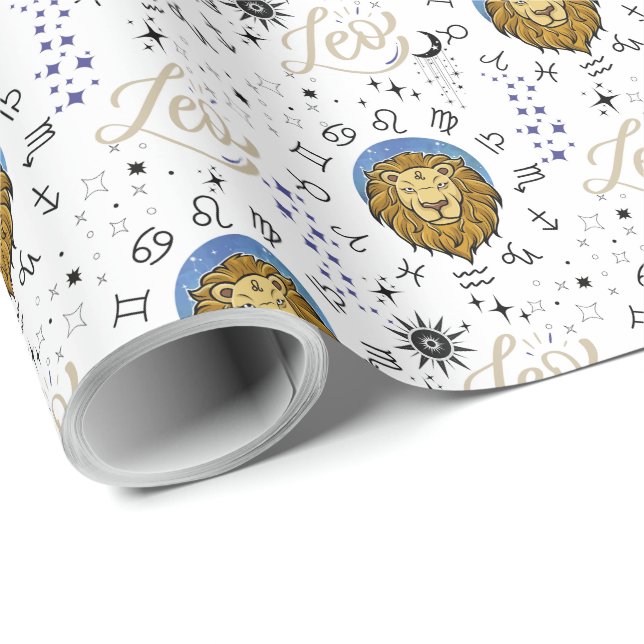 Papel De Presente Leo Wraping Paper (Ponta do rolo)