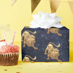 Papel De Presente Leo Zodiac