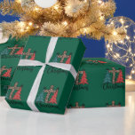 Papel De Presente Leopard Cross Christmas Trees Christian<br><div class="desc">Leopard Cross Christmas Trees Christian</div>
