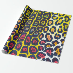 Papel De Presente Leopardo
