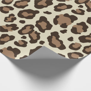 Papel De Presente Leopardo Clássico
