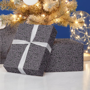 Papel De Presente Leopardo gótico