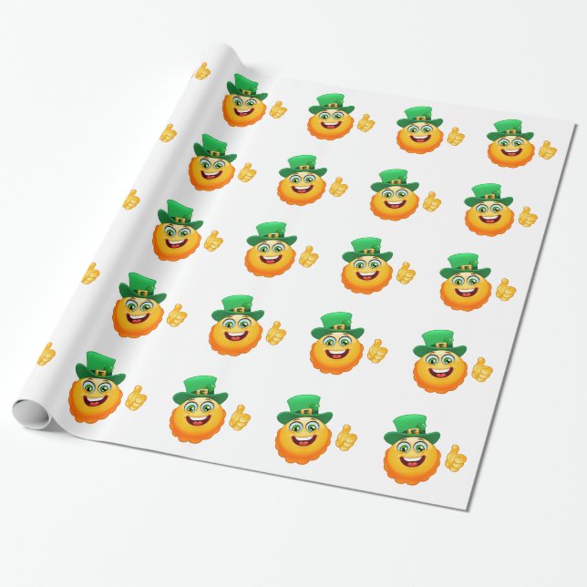 Papel De Presente leprechaun emoji (Desenrolado)