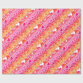 Papel De Presente Lésbica Sunset Pride Squiggle