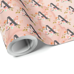 Papel De Presente Letra A