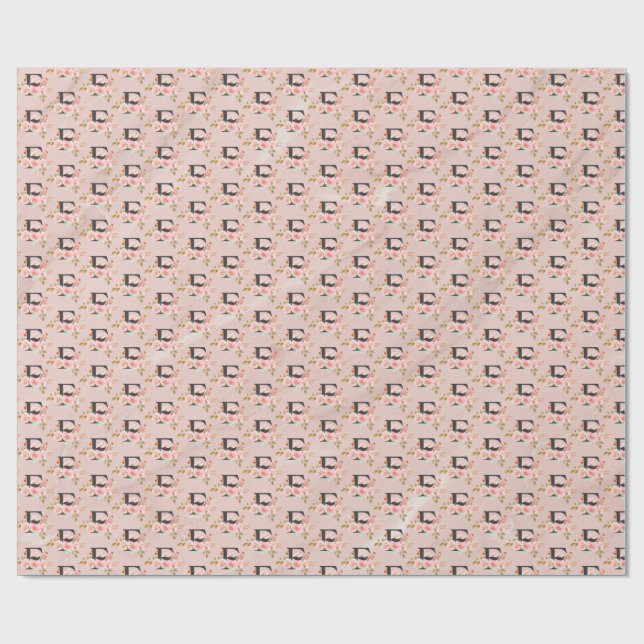 Papel De Presente Letra F (Aberto)