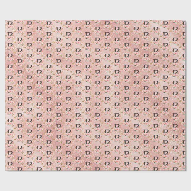 Papel De Presente Letra P (Aberto)