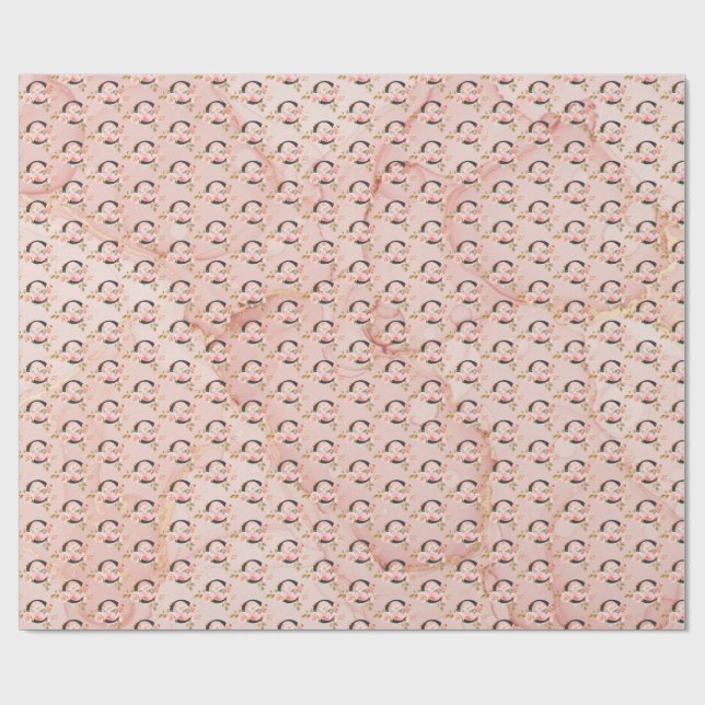 Papel De Presente Letter C (Aberto)