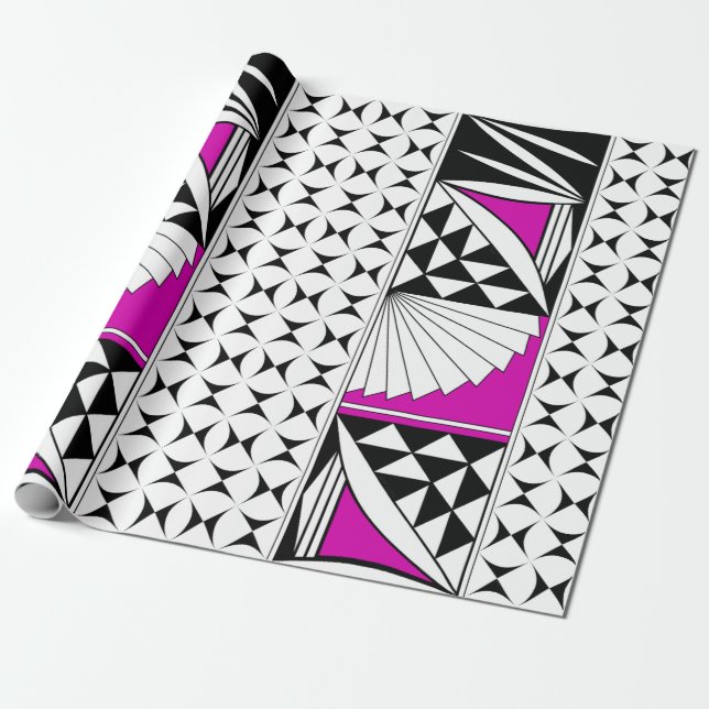 Papel De Presente Levantamento do Sudoeste a Rosa (Desenrolado)