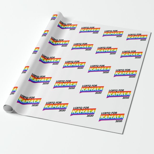 Papel De Presente LGBTQ para KAMALA 2020 (Desenrolado)