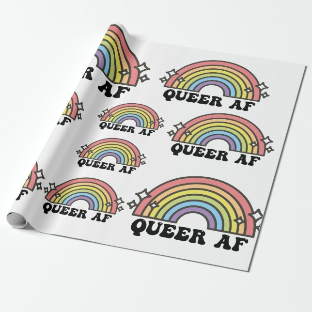 Papel De Presente LGBTQ Trans Bissexual LGBT Lésbica Orgulho gay da  (Desenrolado)