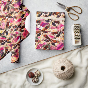 Papel De Presente Libélulas brancas