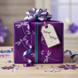 Papel De Presente Libélulas na água