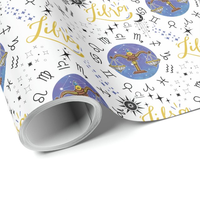 Papel De Presente Libra Wraping Paper (Ponta do rolo)
