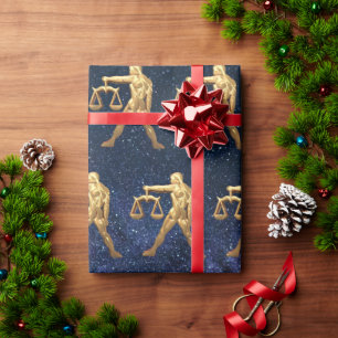 Papel De Presente Libra Zodiac