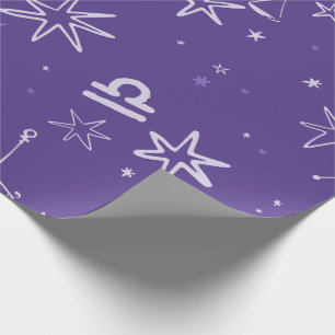 Papel De Presente Libra Zodiac Wraping Paper