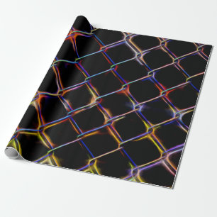 Papel De Presente Ligação de Cadeia Neon