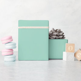 Papel De Presente Light Teal Solid Wrapping Paper Roll
