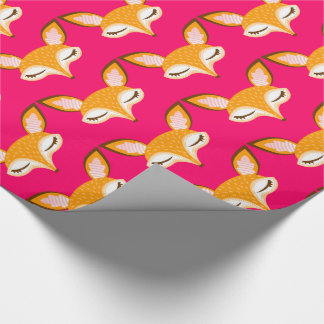 Papel De Presente Lil Foxie - papel de envolvimento feminino bonito