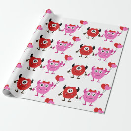 Papel De Presente Lil Monsters Wraptor Paper