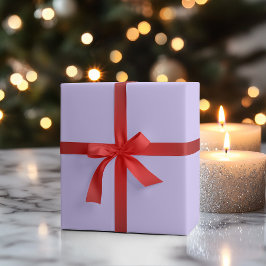 Papel De Presente Lilac Sonha Cor Sólida | Clássico | Elegante