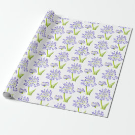 Papel De Presente Lily of the Nile on Wrapping Paper