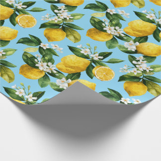 Papel De Presente Lima Mediterrâneo