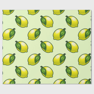 Papel De Presente Limão Summertime