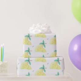 Papel De Presente Limões