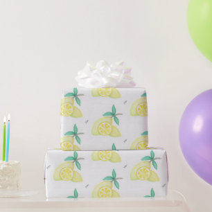 Papel De Presente Limões