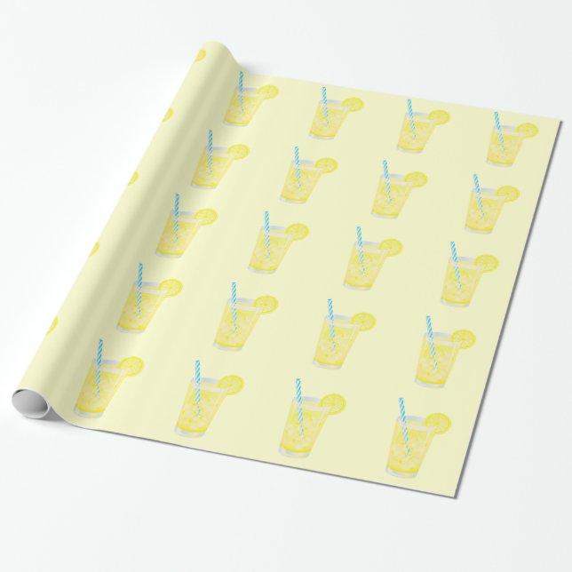 Papel De Presente Limonada (Desenrolado)
