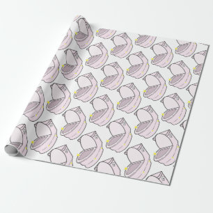 Papel De Presente Limpe o toalete