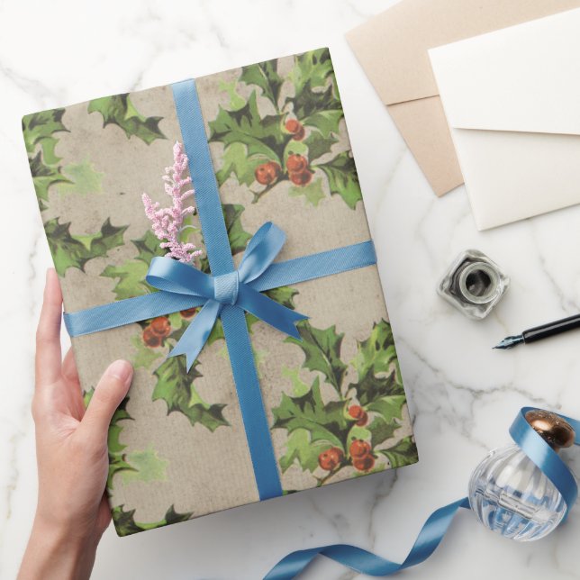 Papel De Presente Linda colheita Holly Moreira, Natal (Presentear)