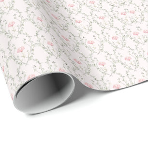 Papel De Presente Linda Floral