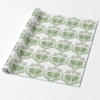 Papel De Presente Linda ilustração de vintage.