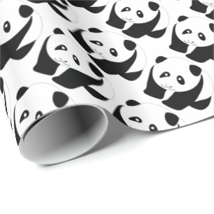 Papel De Presente Linda panda