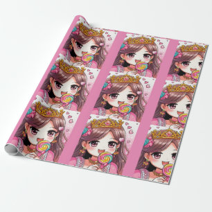 Papel De Presente Linda Princesa