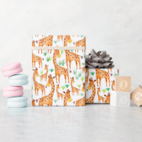 Linda Watercolor Giraffe Baby ou Kids