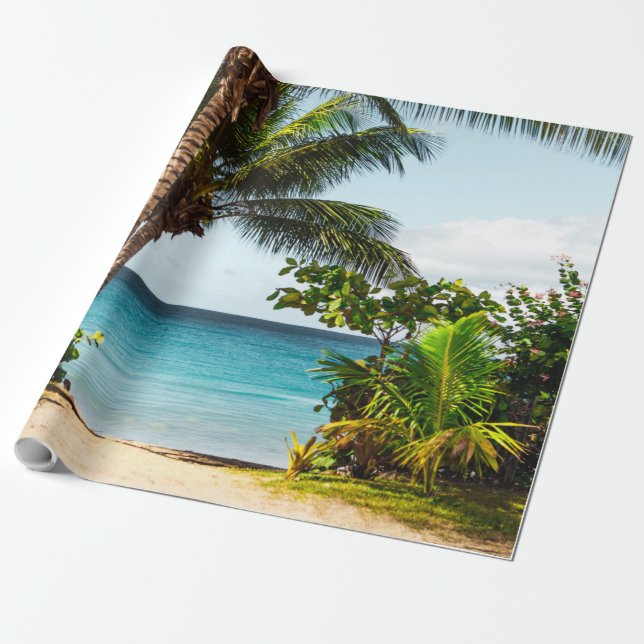 Papel De Presente Lindas Criaturas Oceânicas (Desenrolado)