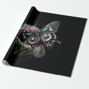 Papel De Presente lindíssima borboleta-flor