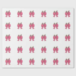 Papel De Presente Lindo Coquette de Páscoa Arco Coelho Coelha Mulher