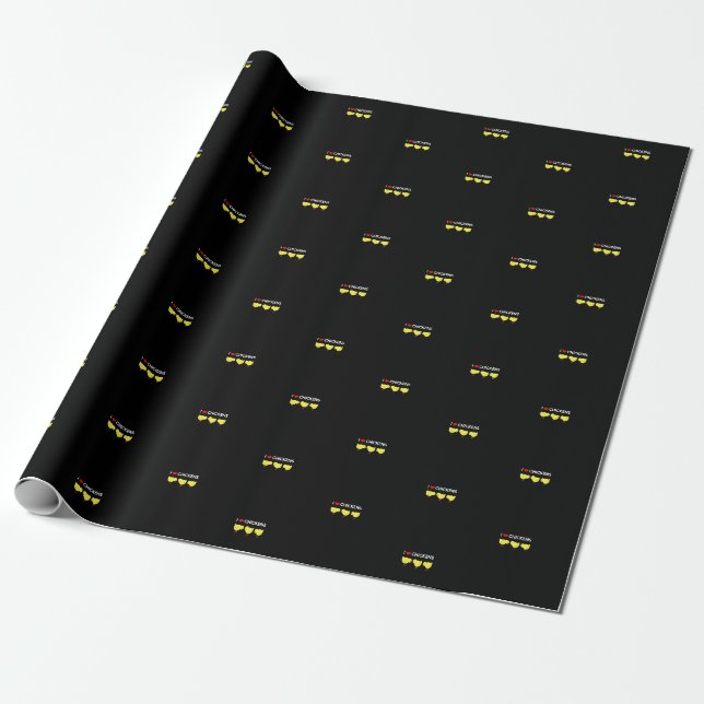 Papel De Presente Lindo Designo de Quem Ama Galinhas, Galinhas Engra (Desenrolado)