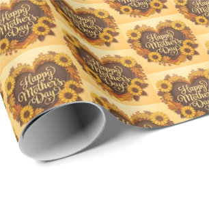 Papel De Presente Lindo Dia das Mães em ladrilhos