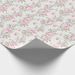 Papel De Presente Lindo Laço Rosa Floral Coquette<br><div class="desc">Papel de embrulho lindo laço rosa floral Coquette. Itens correspondentes disponíveis.</div>